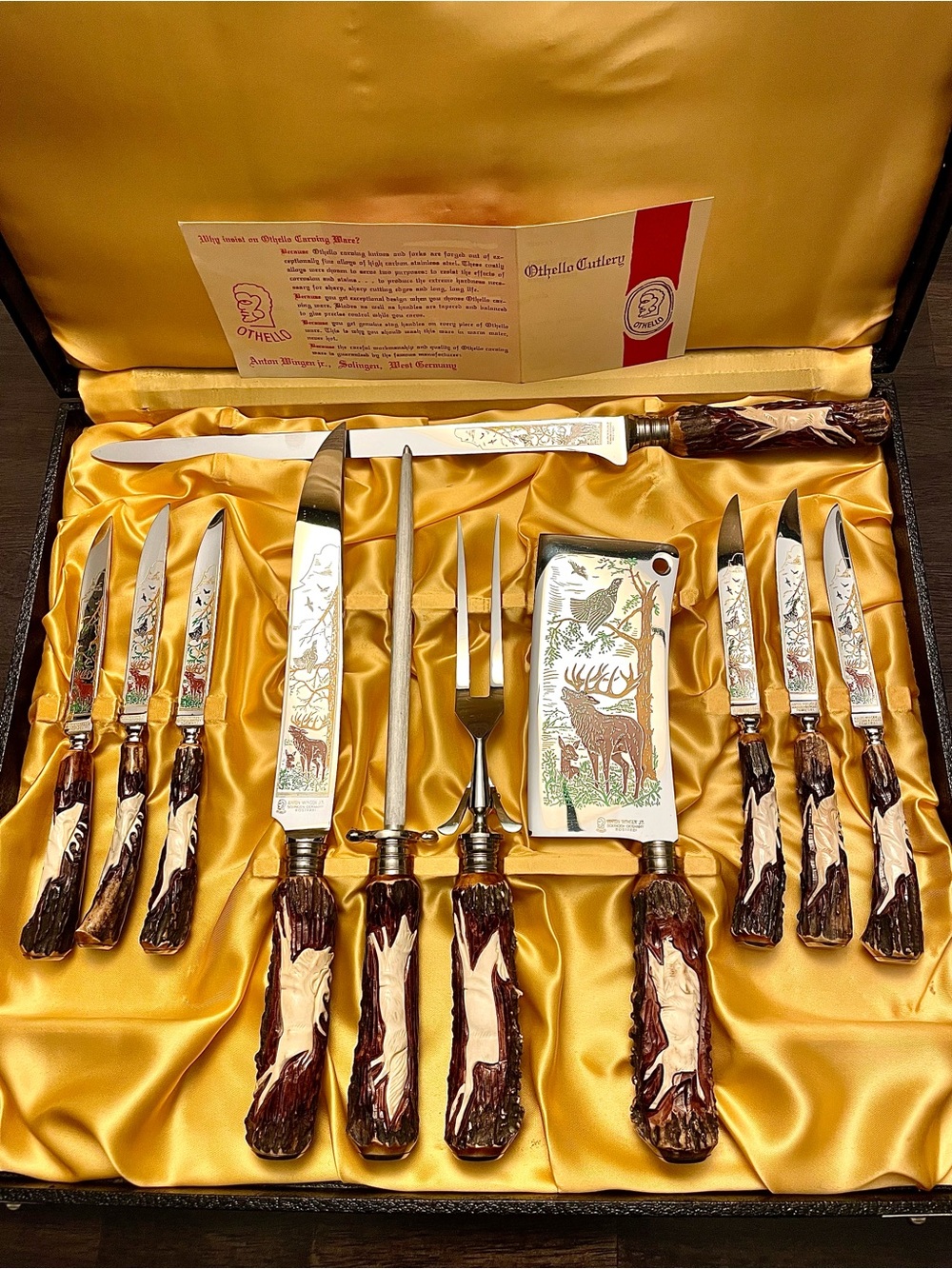 Vintage Othello Cutlery Set | Anton Wingen Jr. Solingen Germany